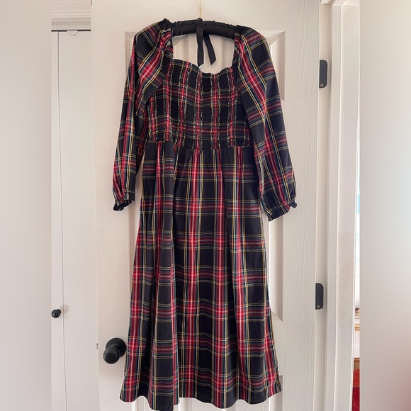 nwt jcrew factory size small tartan dress, perfect for Christmas! - Picture 2 of 3